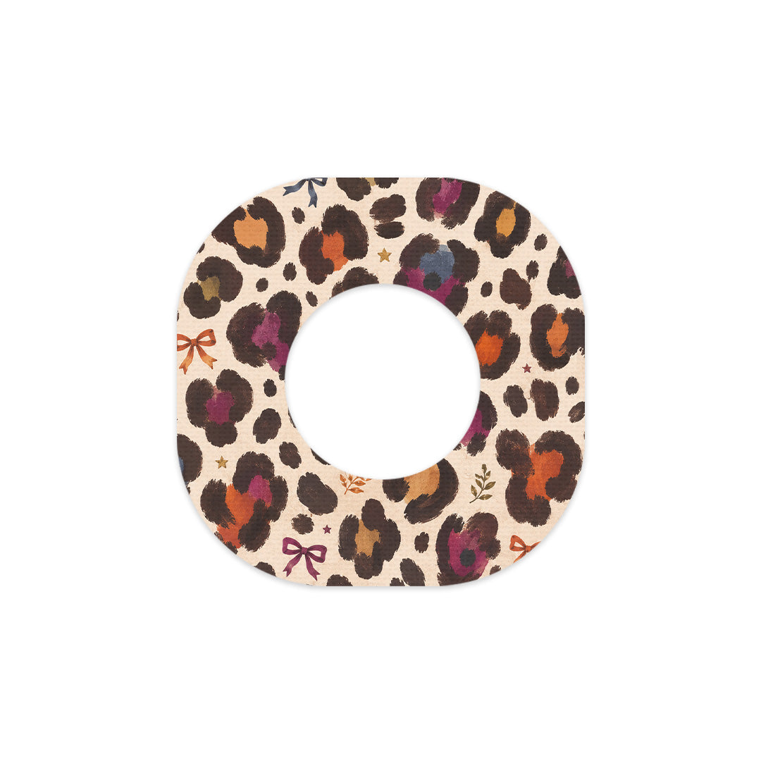 Boho Leopard Dexcom G7 and Stelo Patch Tape - Pump Peelz