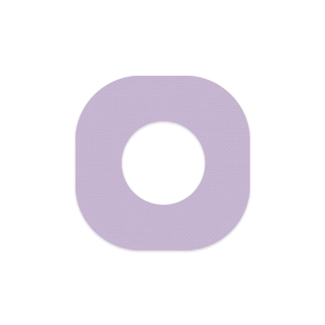 Solid Color Lavender Dexcom G7 and Stelo Patch Tape - Pump Peelz