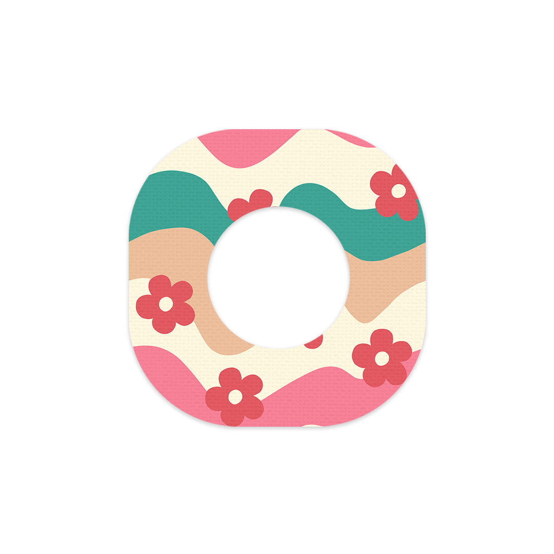 Retro Noel Dexcom G7 and Stelo Patch Tape - Pump Peelz