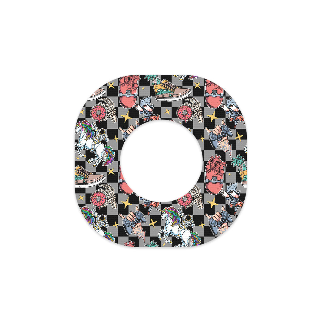 Totally Radical Dexcom G7 and Stelo Patch Tape - Pump Peelz