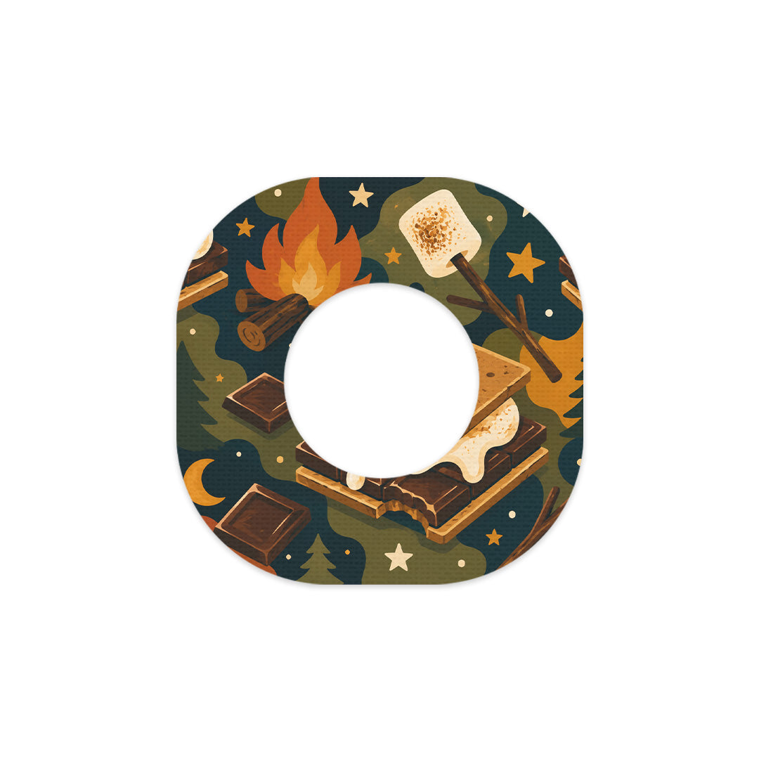 Campfire Nights Dexcom G7 and Stelo Patch Tape - Pump Peelz