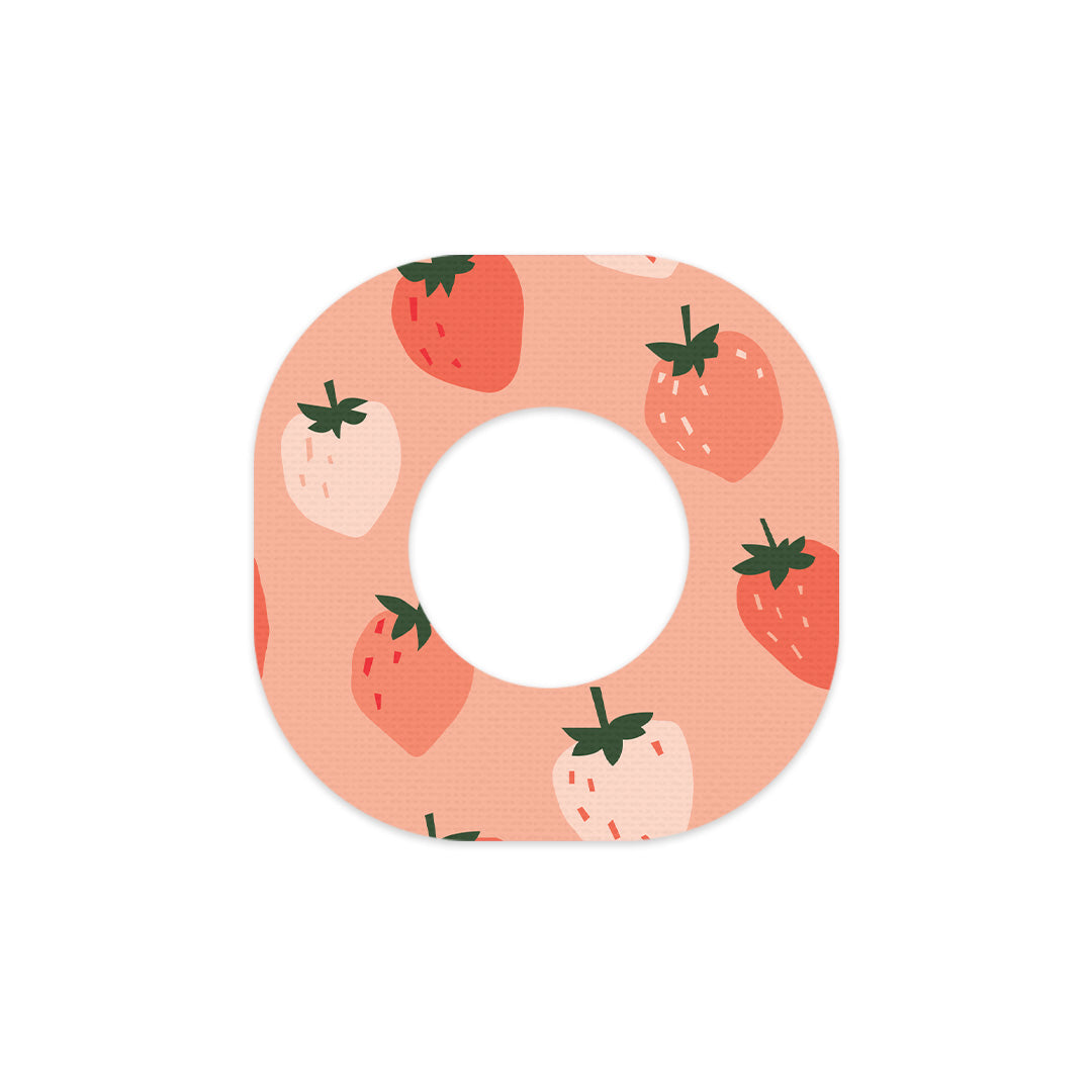 Strawberry Sweet Dexcom G7 and Stelo Patch Tape - Pump Peelz