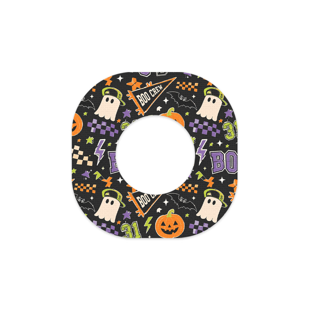 Boo Crew Varsity Dexcom G7 and Stelo Patch Tape - Pump Peelz