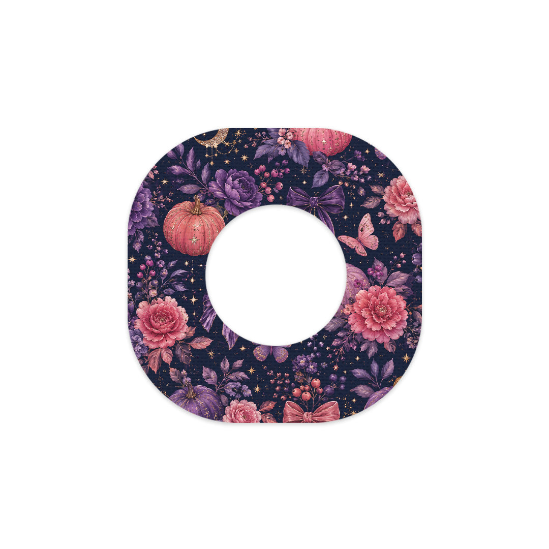 Moonlit Garden Dexcom G7 and Stelo Patch Tape - Pump Peelz