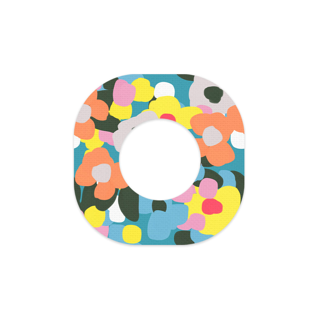 Vibrant Spring Dexcom G7 and Stelo Patch Tape - Pump Peelz