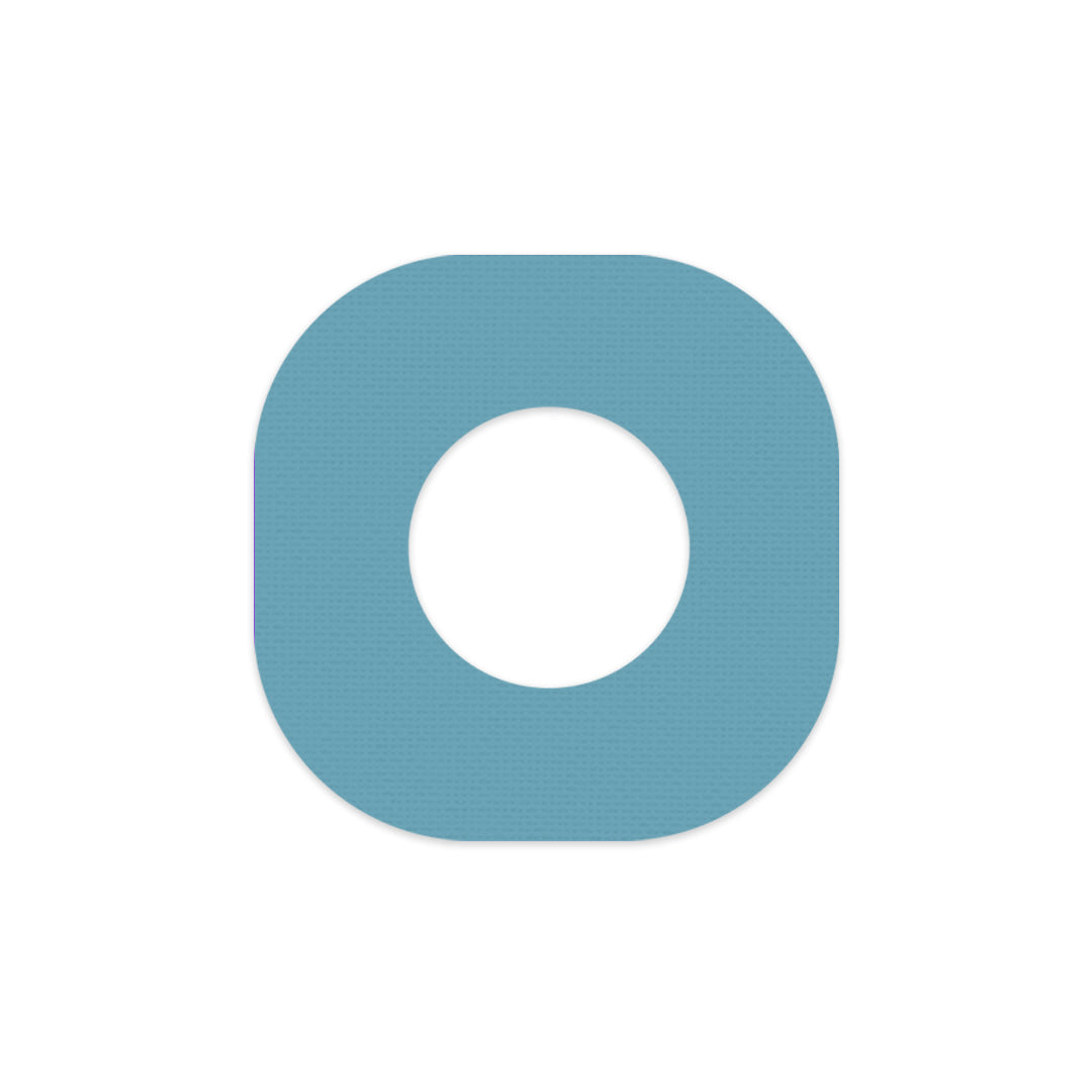 Solid Color Blue Dexcom G7 and Stelo Patch Tape - Pump Peelz