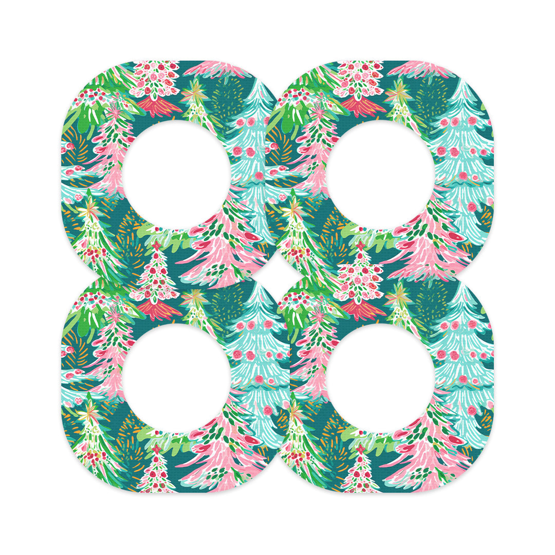 Festive Forest Dexcom G7 and Stelo Patch Tape - Pump Peelz