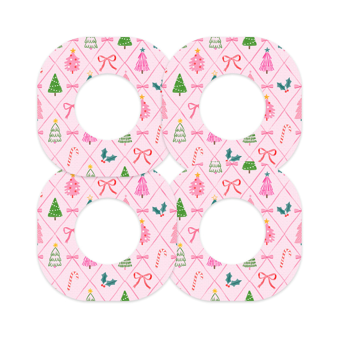 Coquette Christmas Dexcom G7 and Stelo Patch Tape - Pump Peelz