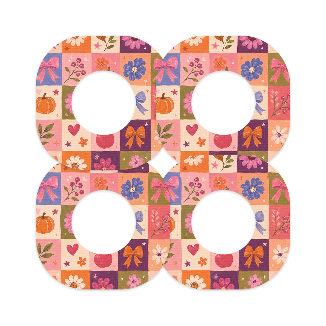 Autumn Crush Dexcom G7 and Stelo Patch Tape - Pump Peelz