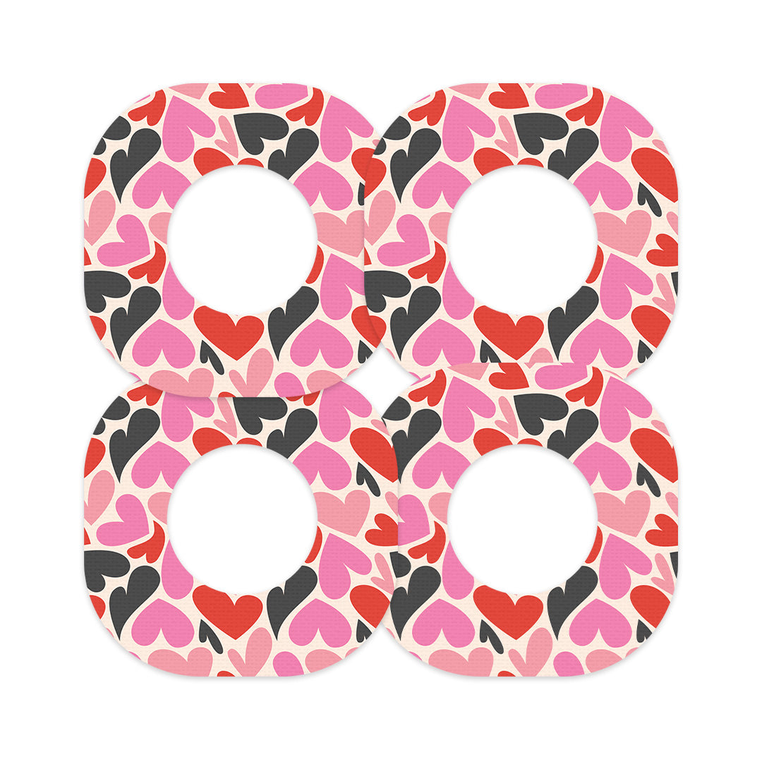 Heartbreaker Dexcom G7 and Stelo Patch Tape - Pump Peelz