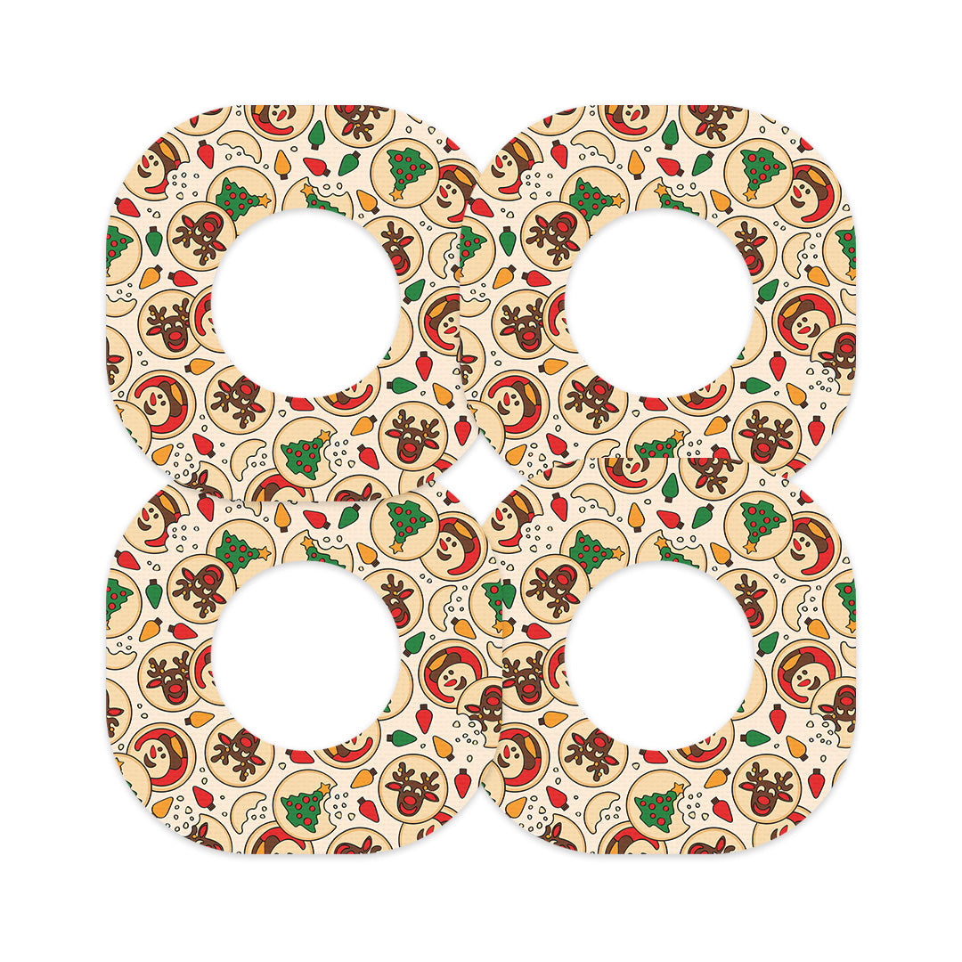 Santa's Cookies Dexcom G7 and Stelo Patch Tape - Pump Peelz