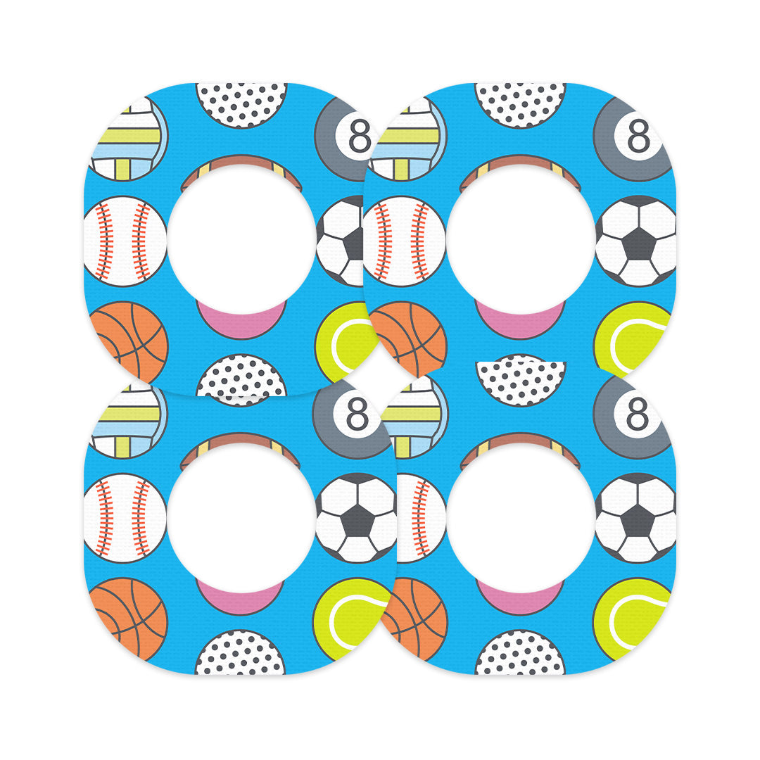 All Star Toss Dexcom G7 and Stelo Patch Tape - Pump Peelz