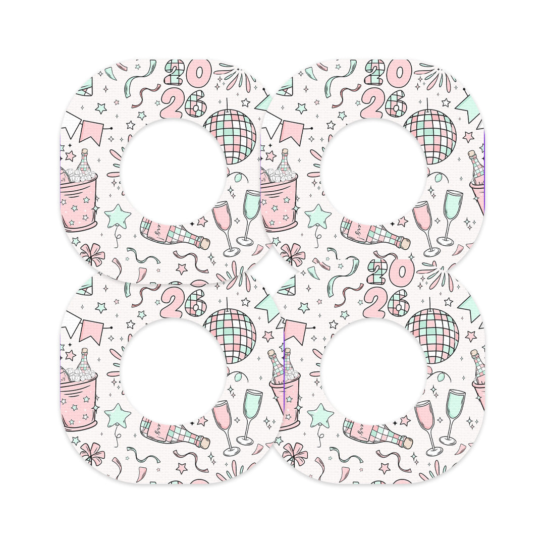 Cheers to '26 Dexcom G7 and Stelo Patch Tape - Pump Peelz