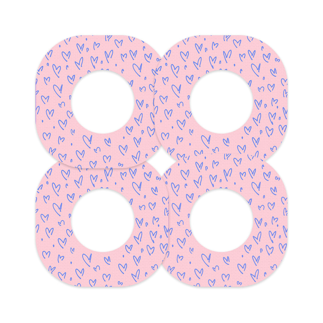 Love Language Dexcom G7 and Stelo Patch Tape - Pump Peelz