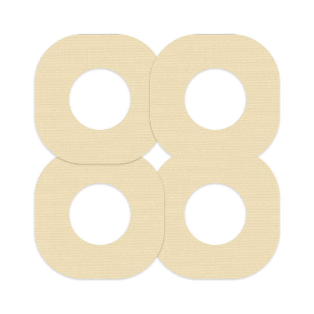 Solid Color Buttermilk Dexcom G7 and Stelo Patch Tape - Pump Peelz