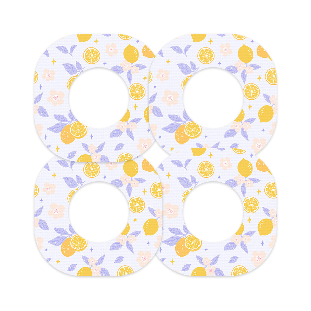 Lemon Lavender Dexcom G7 and Stelo Patch Tape - Pump Peelz