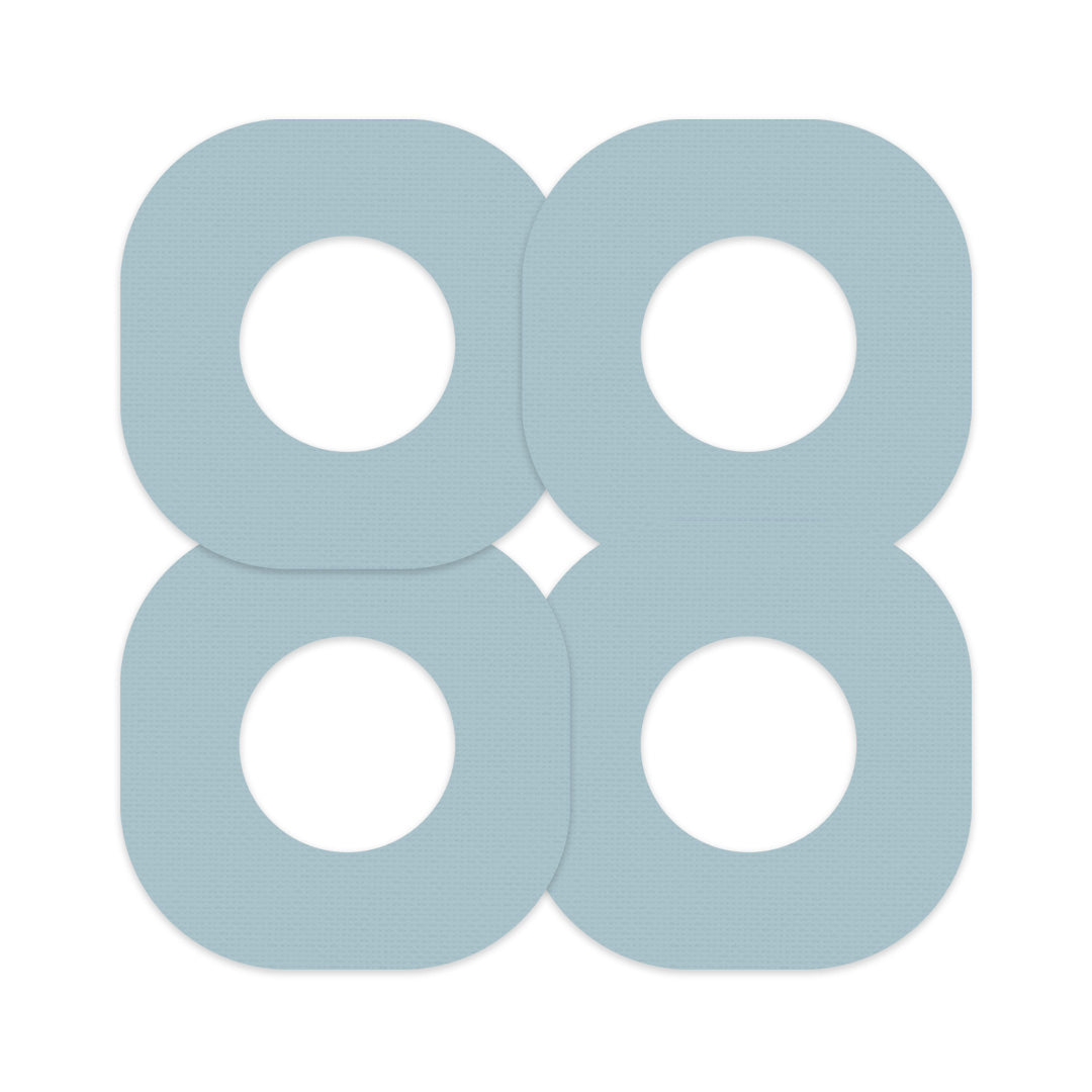 Solid Color Icicle Dexcom G7 and Stelo Patch Tape - Pump Peelz