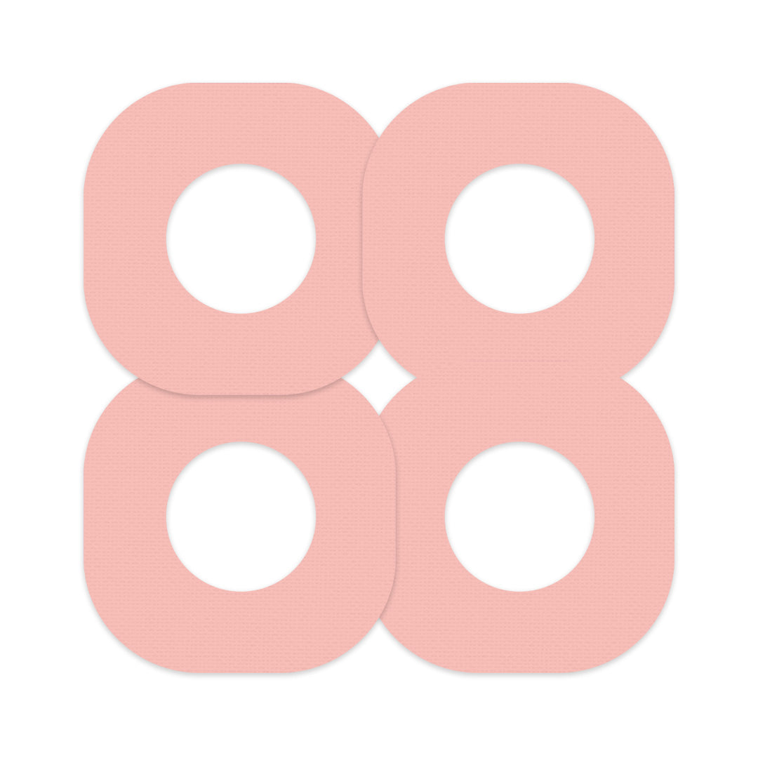 Solid Color Cantaloupe Dexcom G7 and Stelo Patch Tape - Pump Peelz