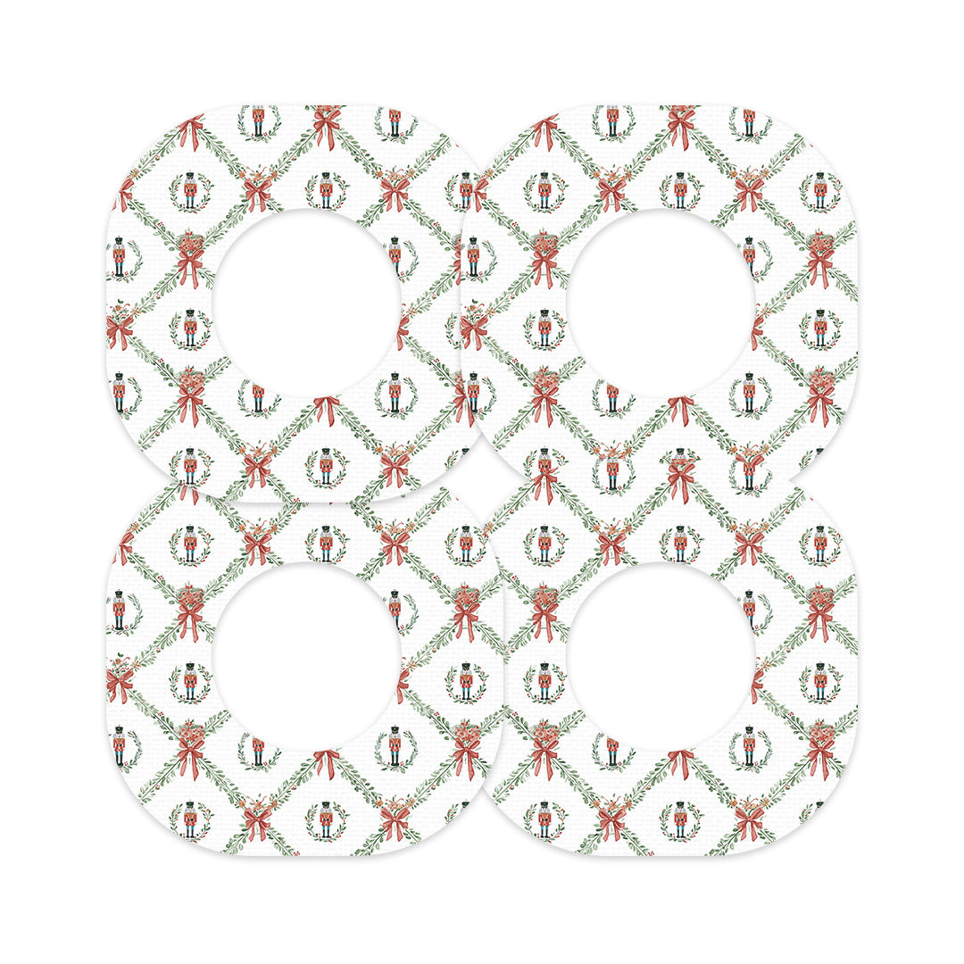 Nutcracker Noel Dexcom G7 and Stelo Patch Tape - Pump Peelz