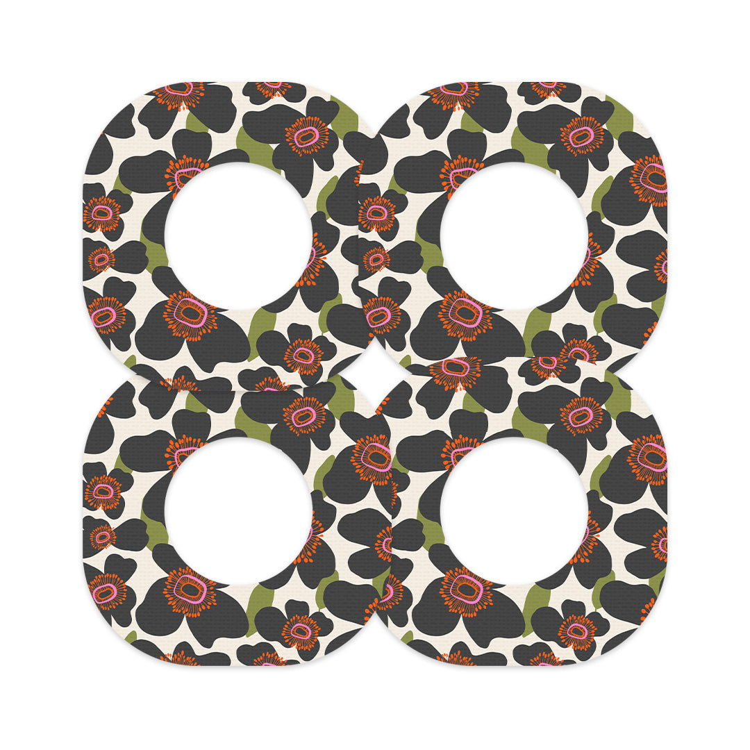 Petal Crush Dexcom G7 and Stelo Patch Tape - Pump Peelz