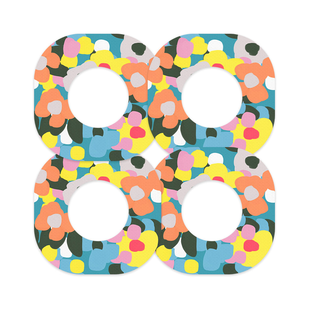 Vibrant Spring Dexcom G7 and Stelo Patch Tape - Pump Peelz