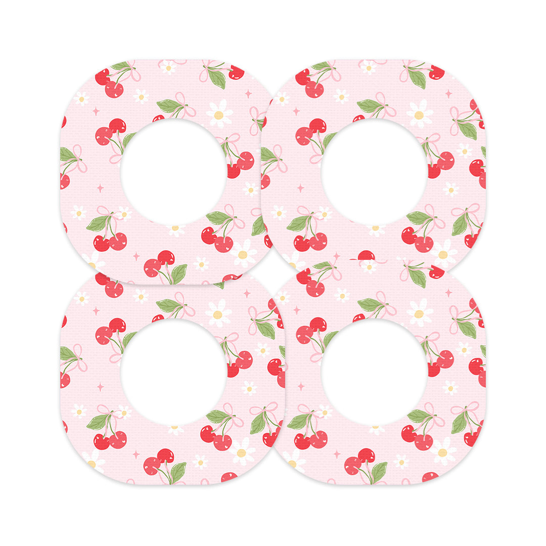 Cherry Coquette Dexcom G7 and Stelo Patch Tape - Pump Peelz