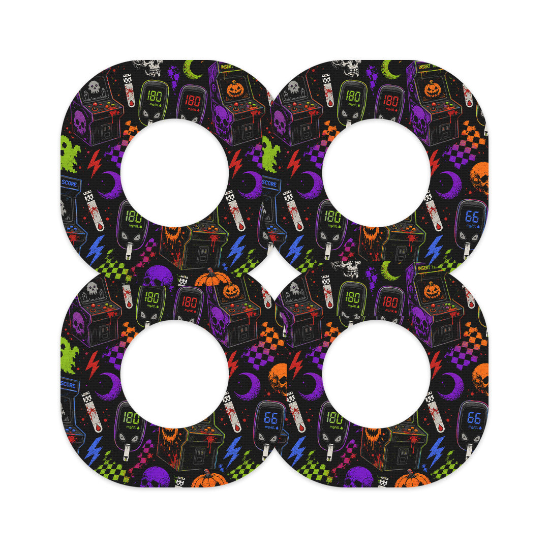 Haunted Arcade Dexcom G7 and Stelo Patch Tape - Pump Peelz