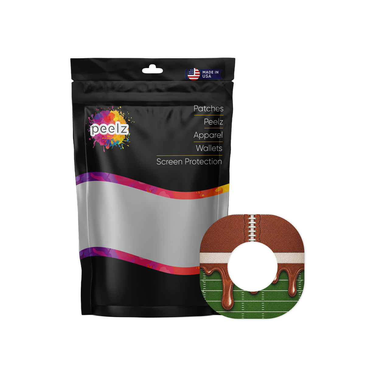 End Zone Melt Dexcom G7 and Stelo Patch Tape - Pump Peelz