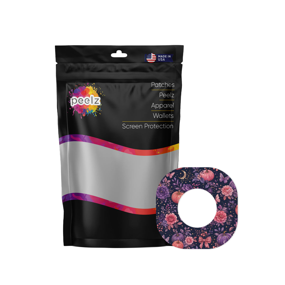 Moonlit Garden Dexcom G7 and Stelo Patch Tape - Pump Peelz (Copy)