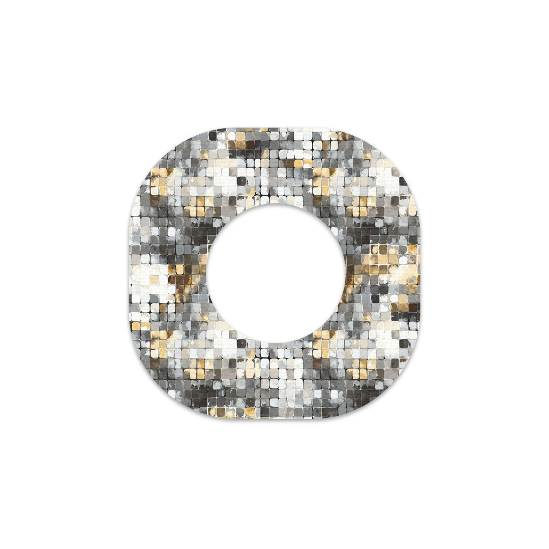 Champagne Glow Dexcom G7 and Stelo Patch Tape - Pump Peelz