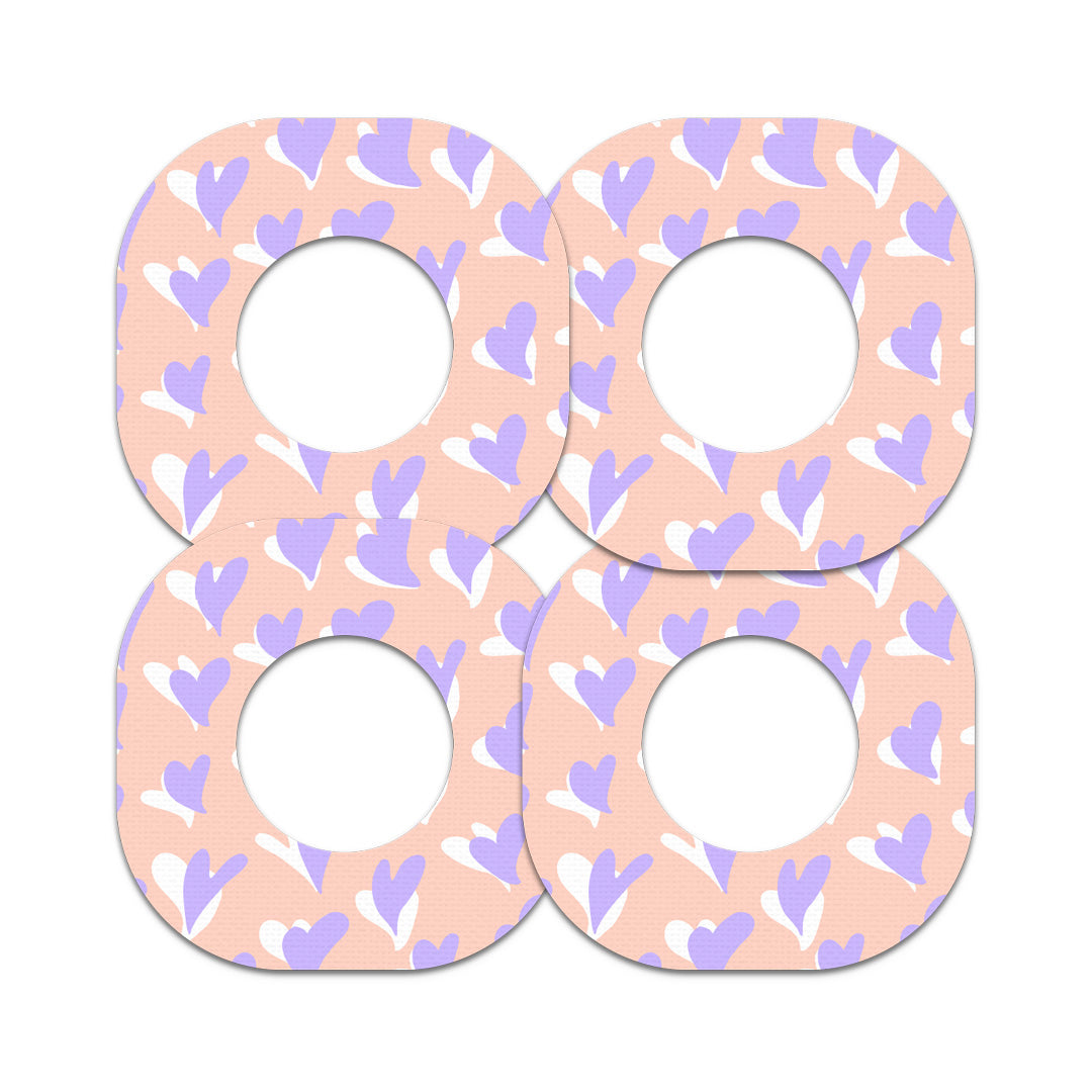 Lavender Love Dexcom G7 and Stelo Patch Tape - Pump Peelz