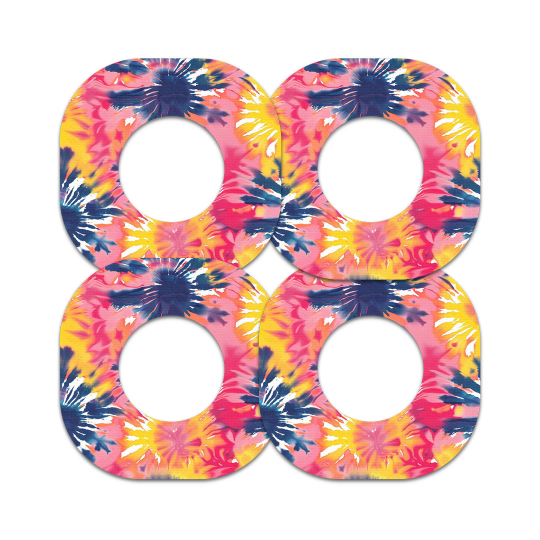 Summer Tie Dye Dexcom G7 and Stelo Patch Tape - Pump Peelz