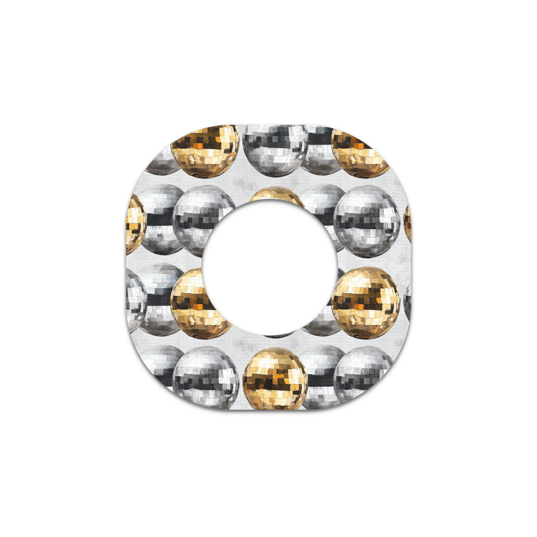Disco Balls Dexcom G7 and Stelo Patch Tape - Pump Peelz