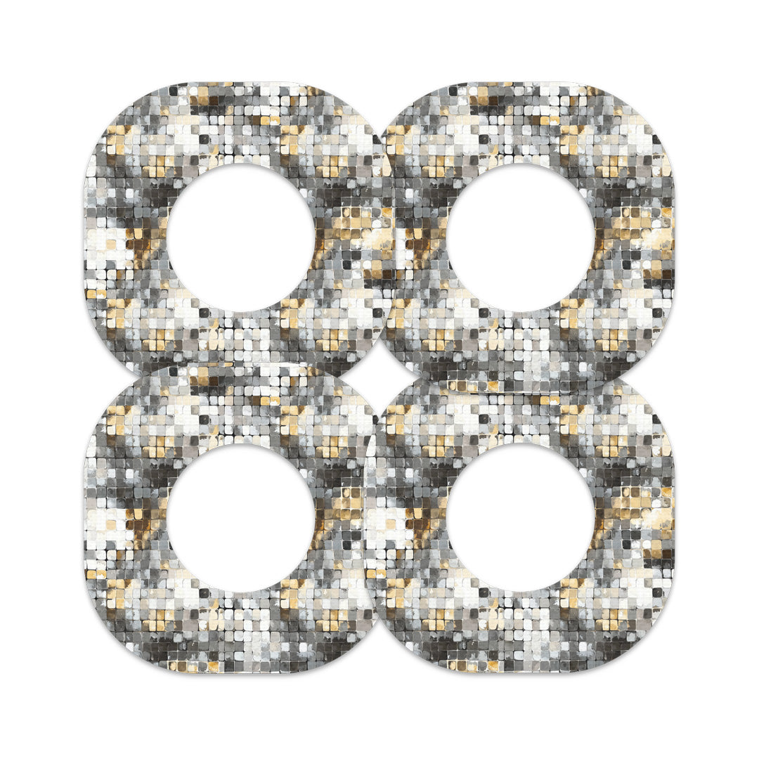 Champagne Glow Dexcom G7 and Stelo Patch Tape - Pump Peelz