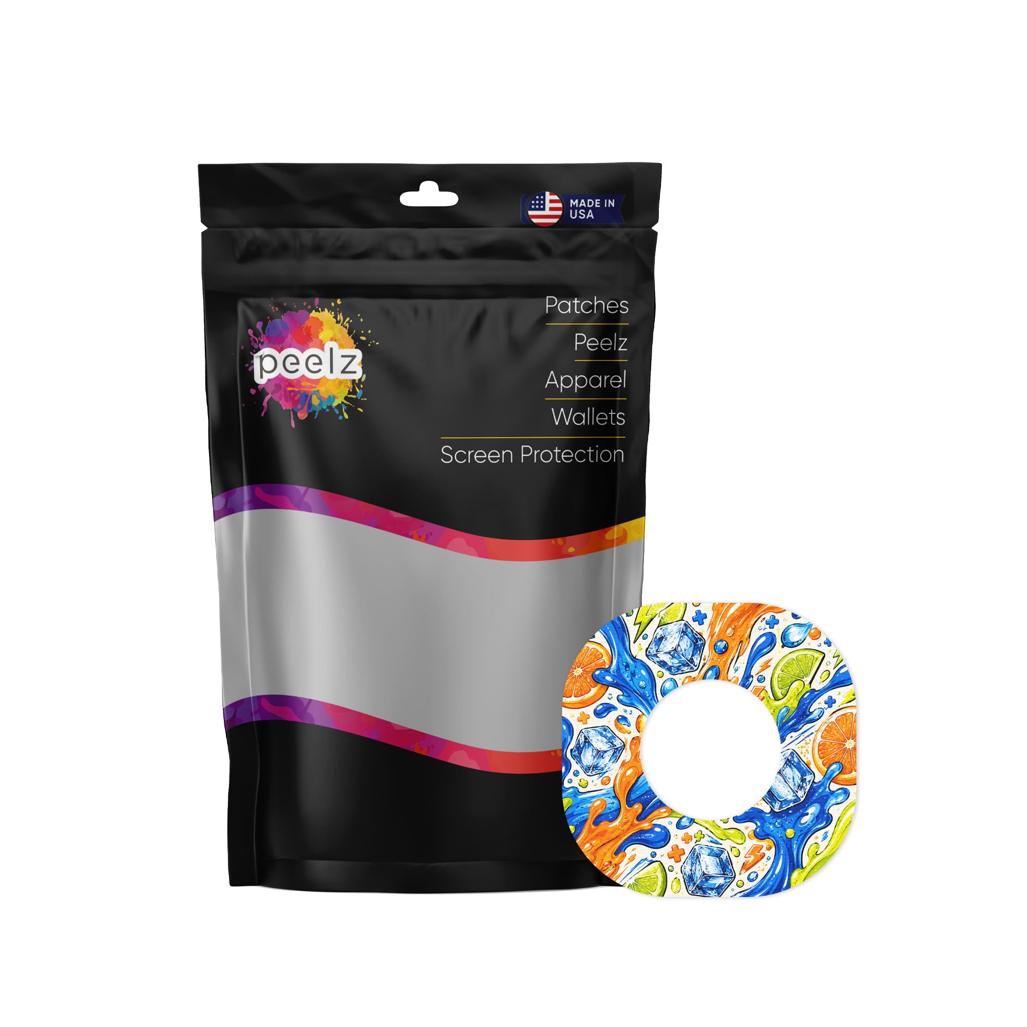 Electric Squeeze Dexcom G7 and Stelo Patch Tape - Pump Peelz