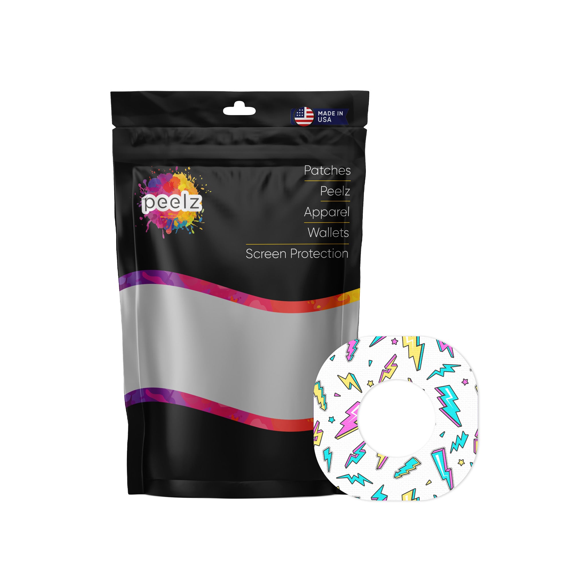 Electric Energy Dexcom G7 and Stelo Patch Tape - Pump Peelz