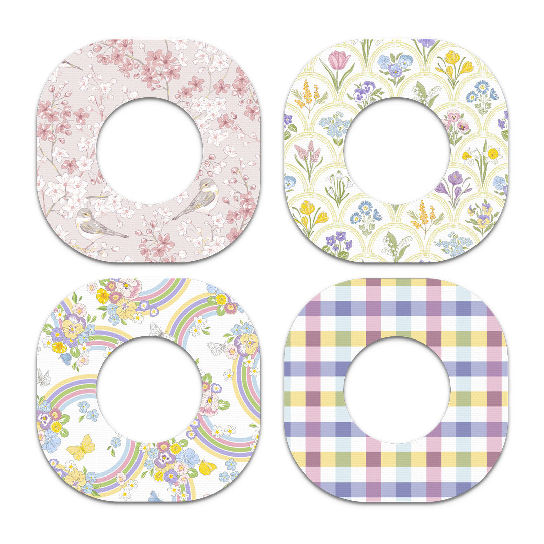 Spring Variety Pack Dexcom G7 and Stelo Patch Tape - Pump Peelz