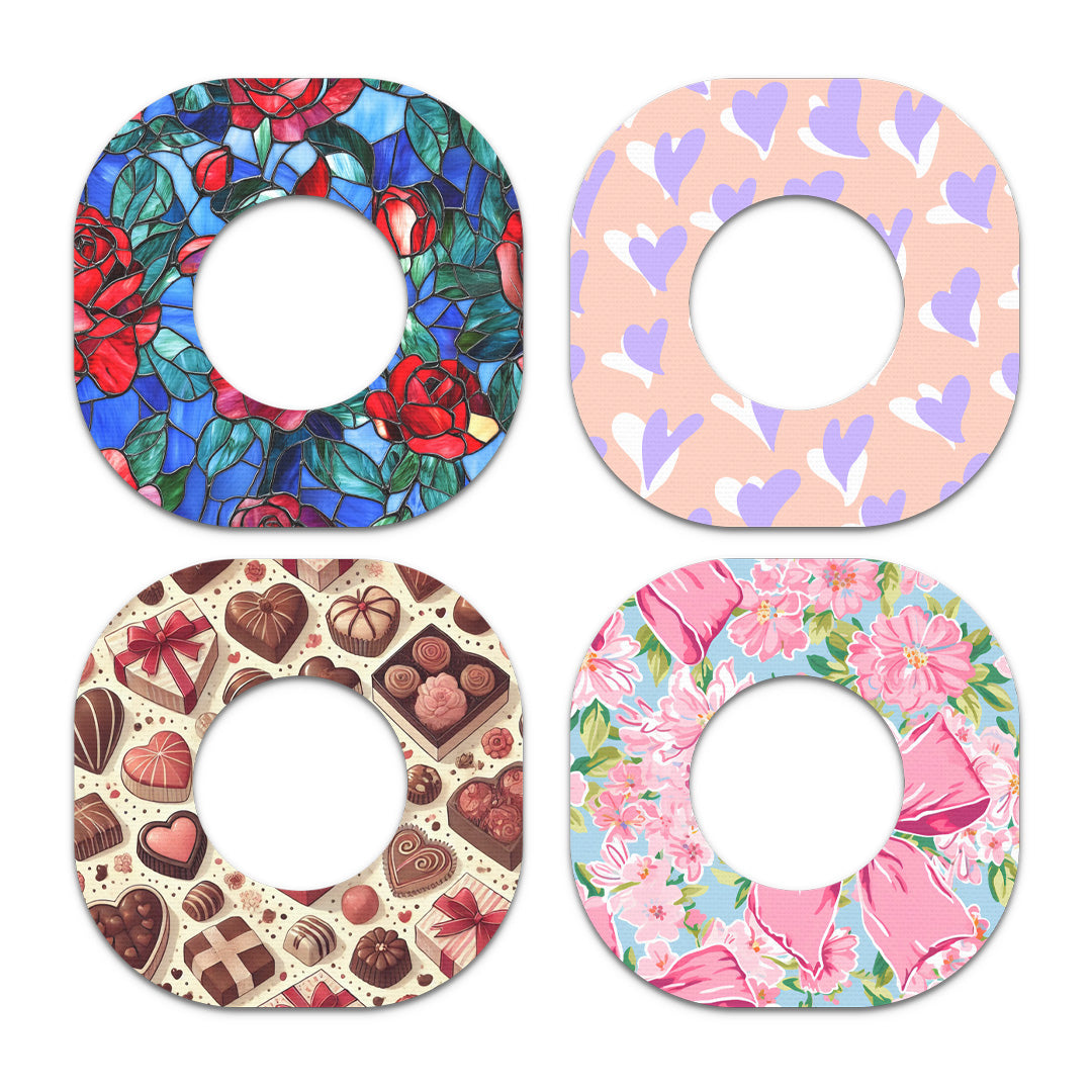 Valentines 2025 Variety Pack Dexcom G7 and Stelo Patch Tape - Pump Peelz