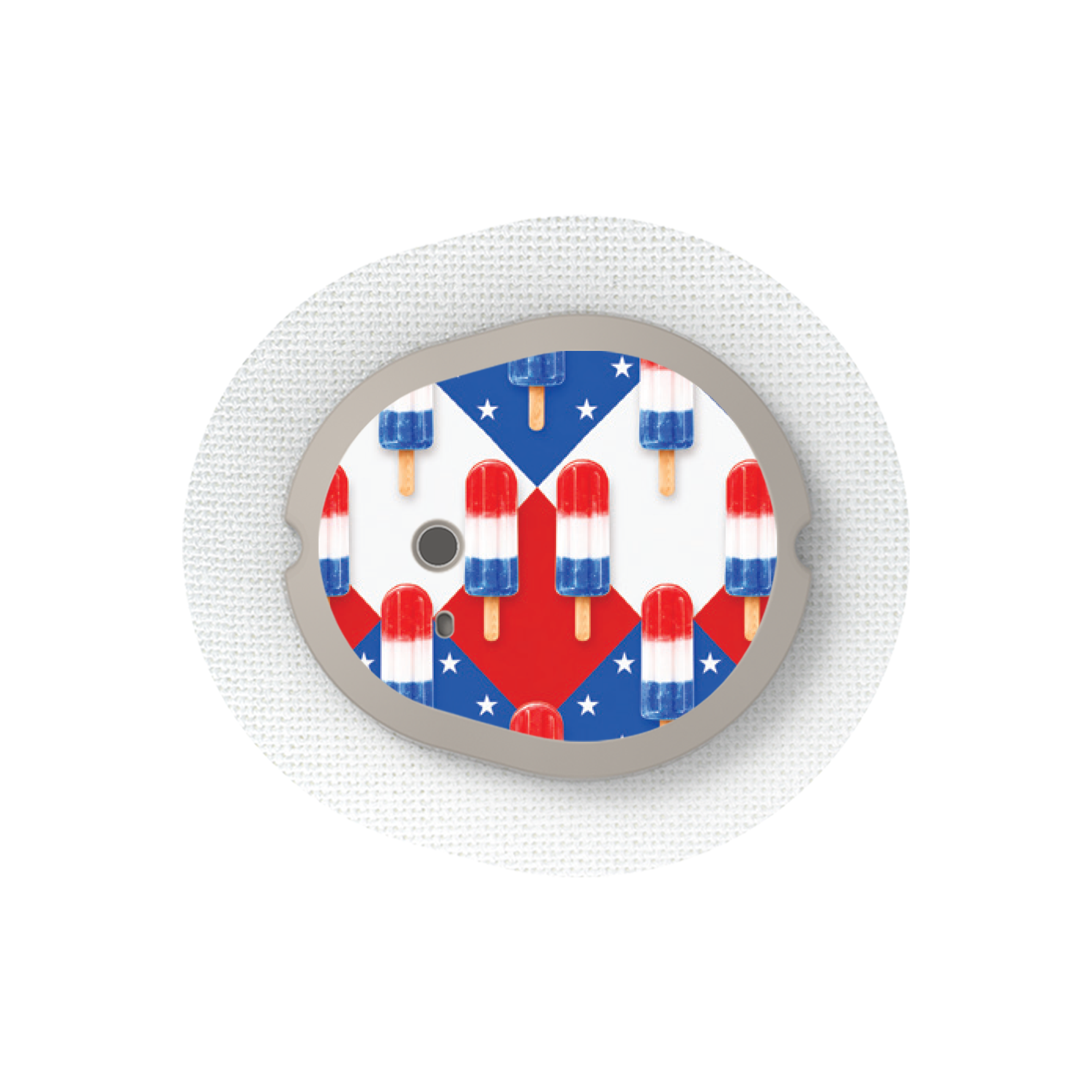 Firecracker Pops Dexcom G7 and Stelo Transmitter Sticker - Pump Peelz