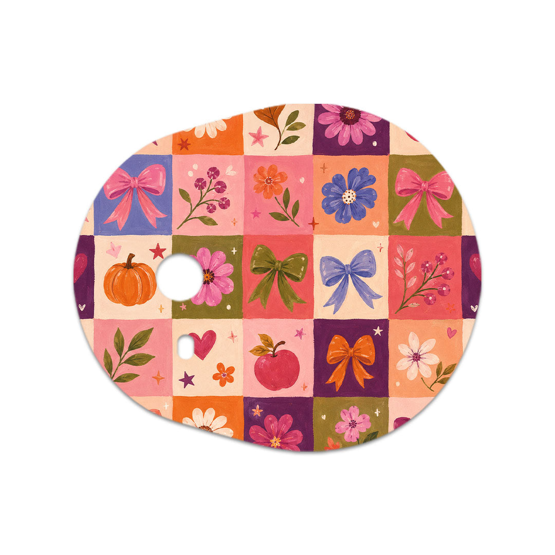 Autumn Crush Dexcom G7 and Stelo Transmitter Sticker - Pump Peelz