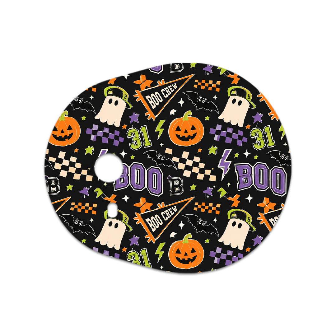 Boo Crew Varsity Dexcom G7 and Stelo Transmitter Sticker - Pump Peelz