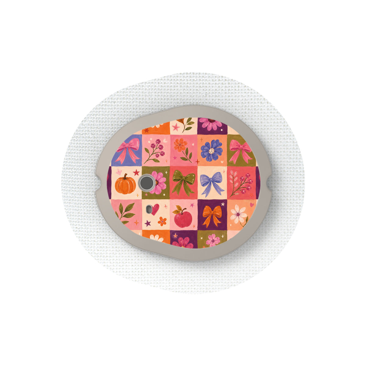 Autumn Crush Dexcom G7 and Stelo Transmitter Sticker - Pump Peelz