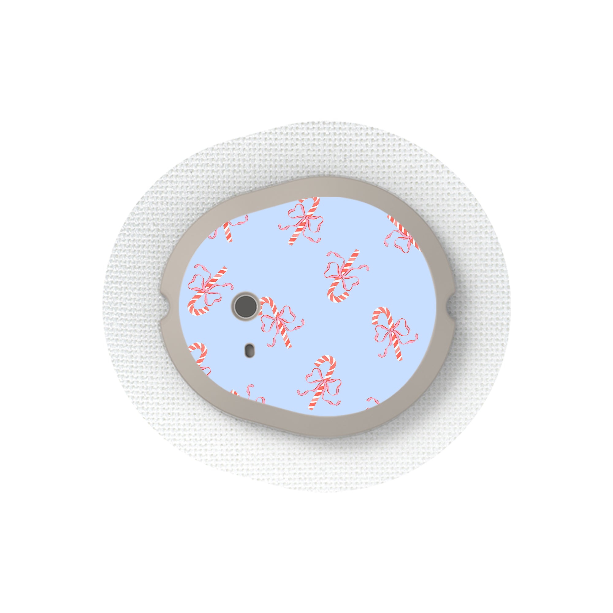 Candy Cane Lane Dexcom G7 and Stelo Transmitter Sticker - Pump Peelz