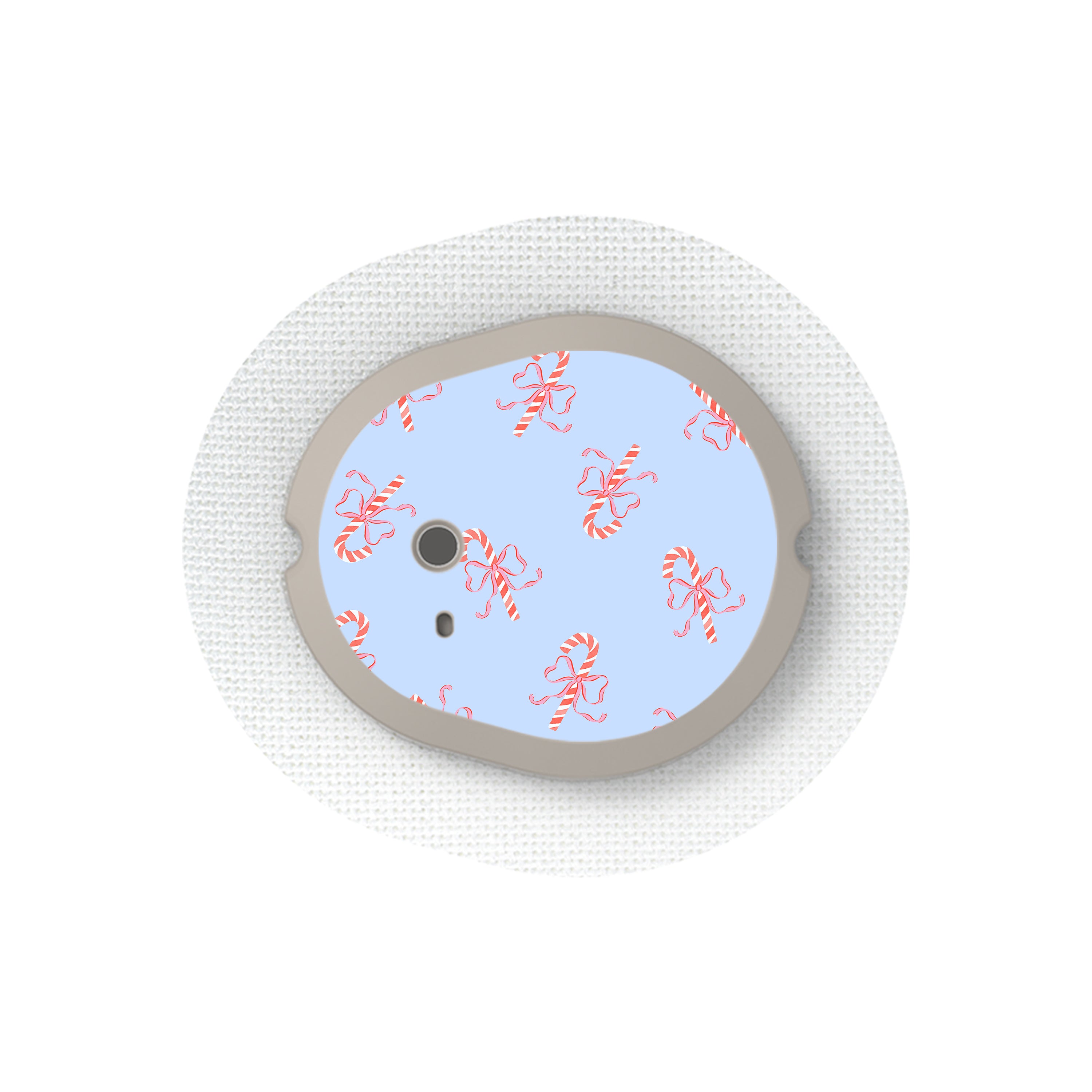 Candy Cane Lane Dexcom G7 and Stelo Transmitter Sticker - Pump Peelz