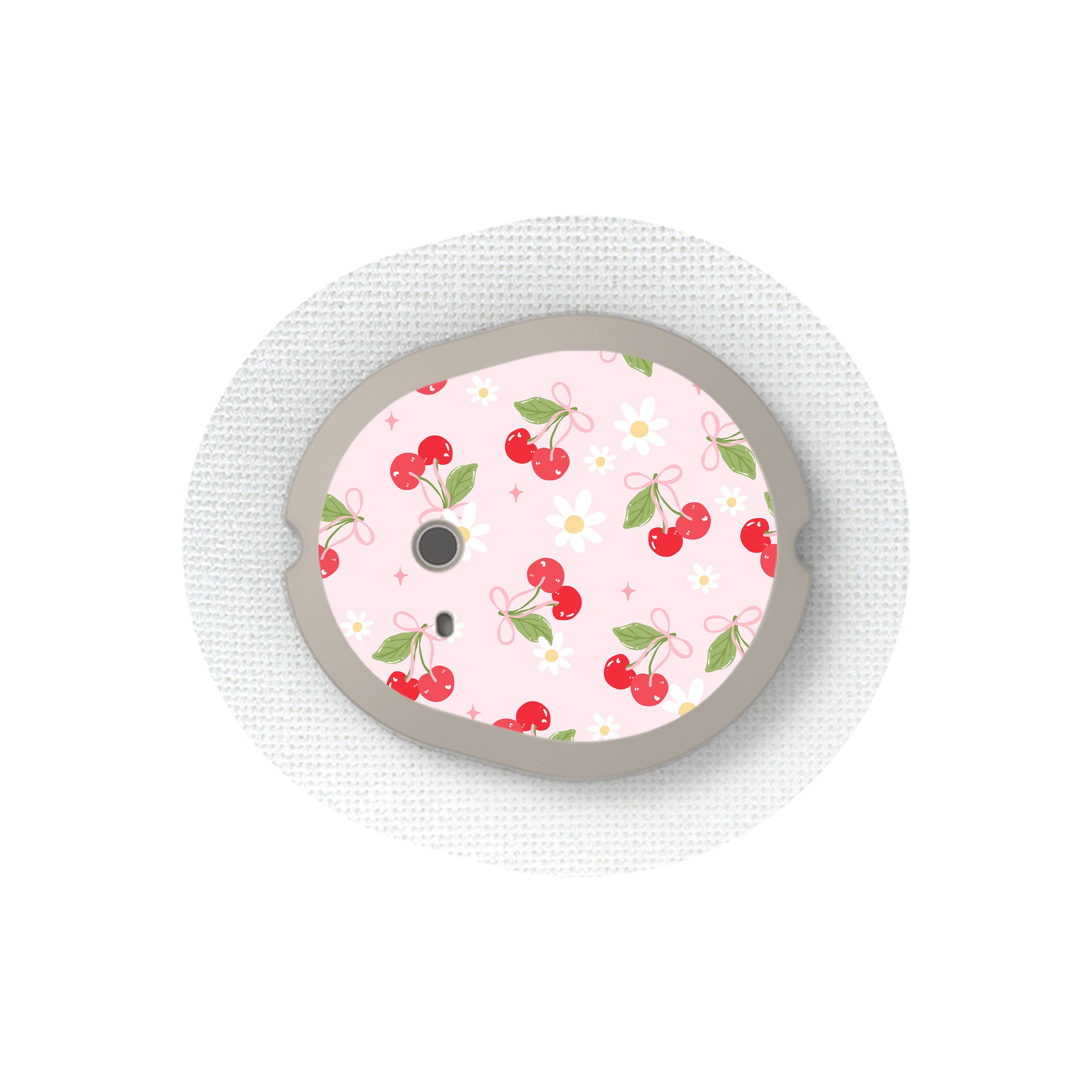 Cherry Coquette Dexcom G7 and Stelo Transmitter Sticker - Pump Peelz