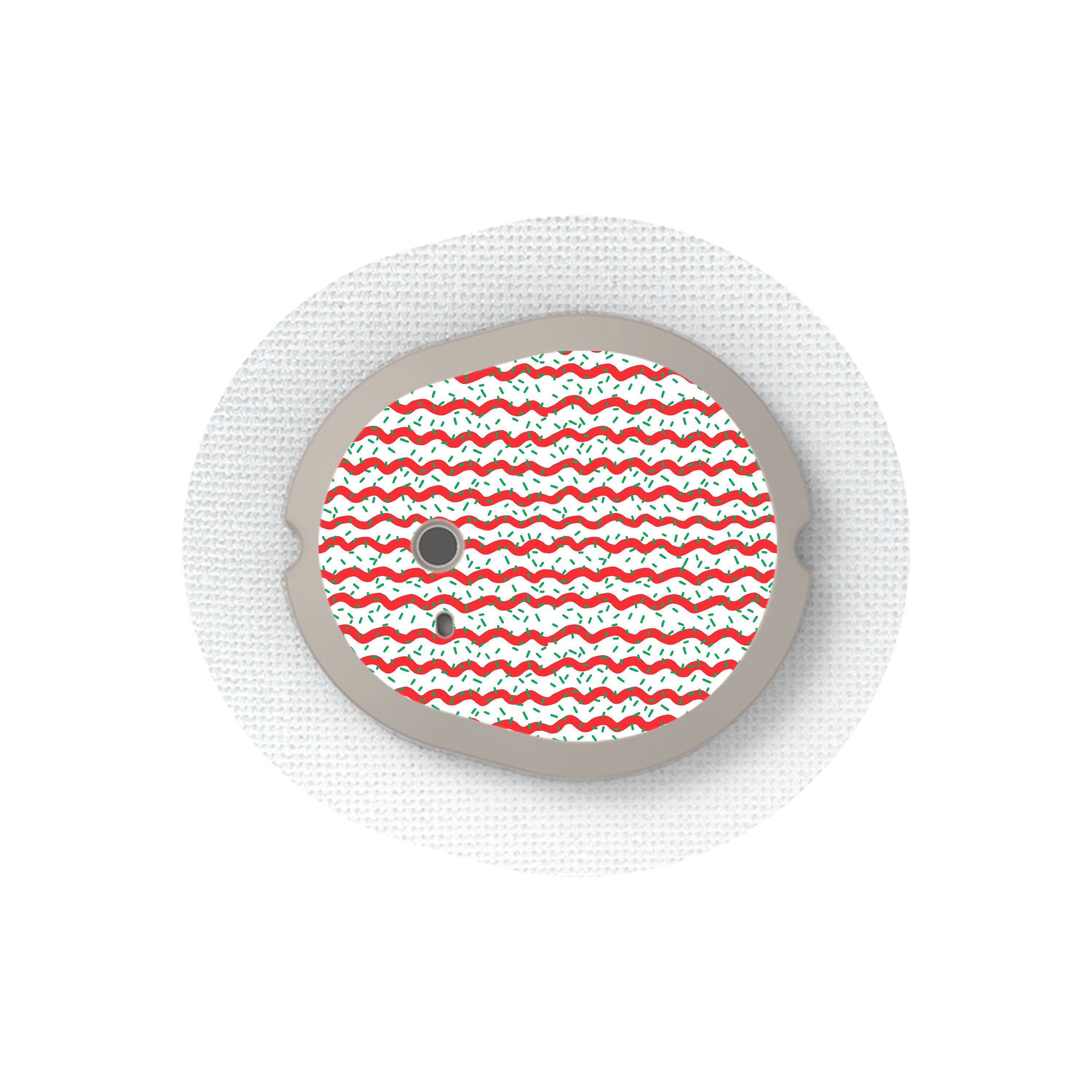 Christmas Icing Dexcom G7 and Stelo Transmitter Sticker - Pump Peelz