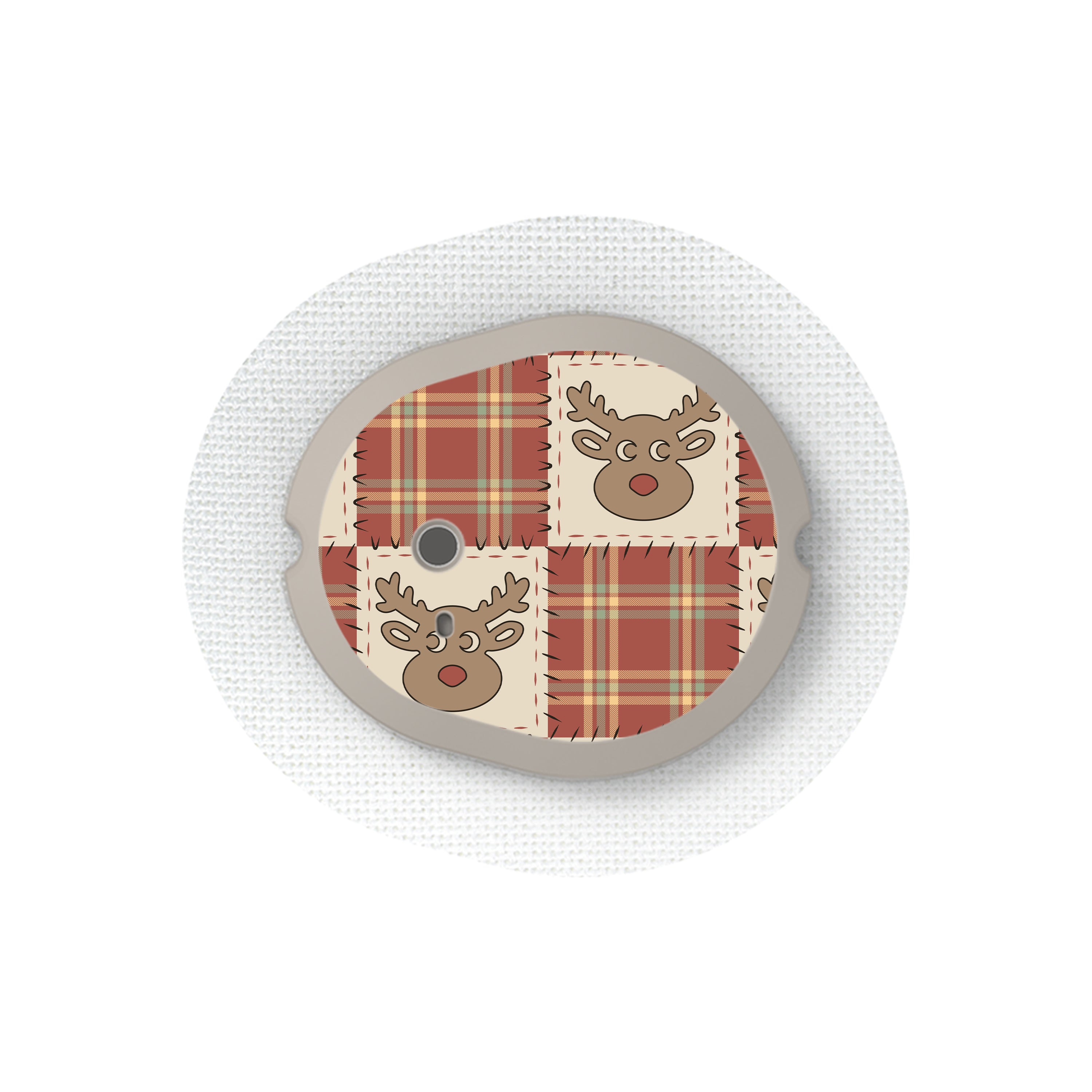 Rustic Reindeer Dexcom G7 and Stelo Transmitter Sticker - Pump Peelz