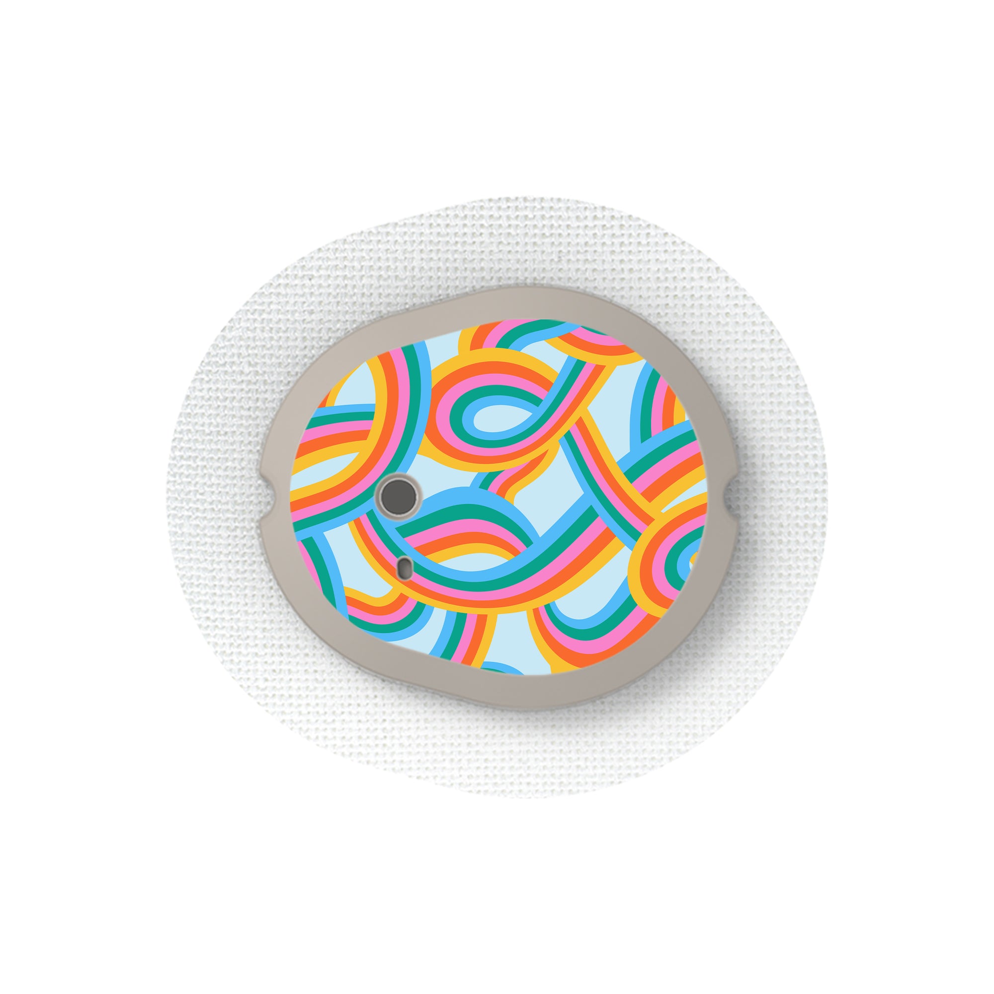 Retro Pop Dexcom G7 and Stelo Transmitter Sticker - Pump Peelz