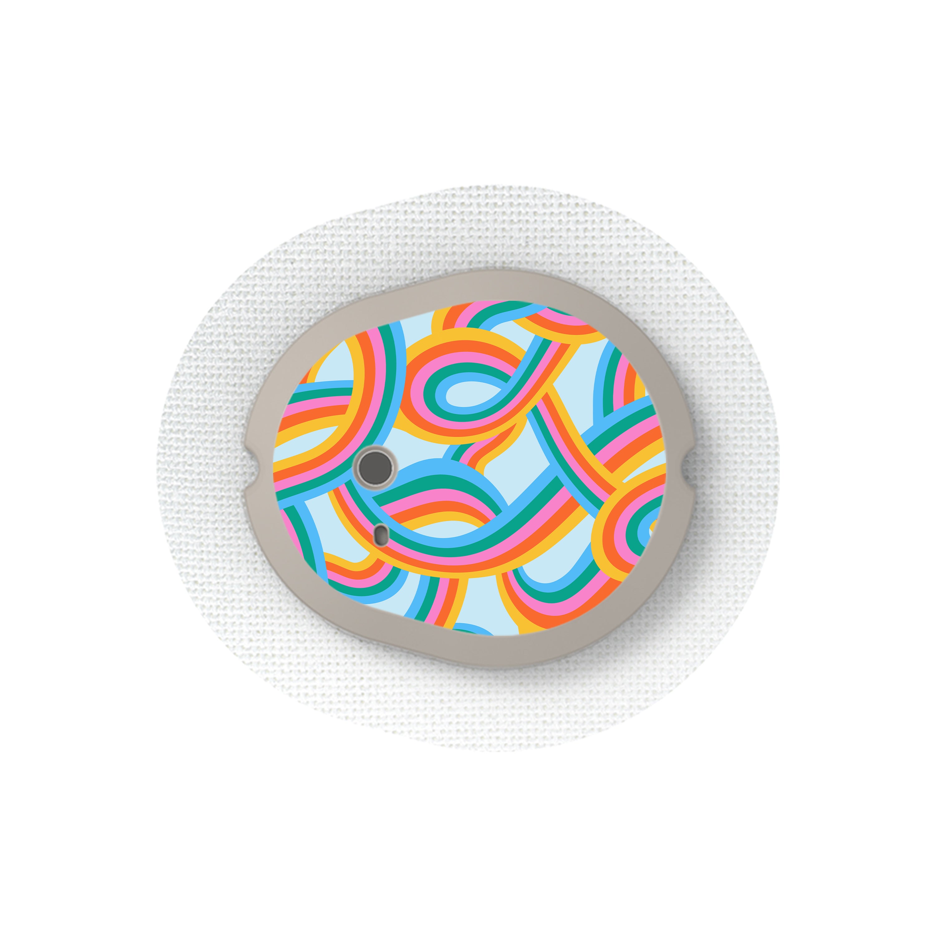 Retro Pop Dexcom G7 and Stelo Transmitter Sticker - Pump Peelz