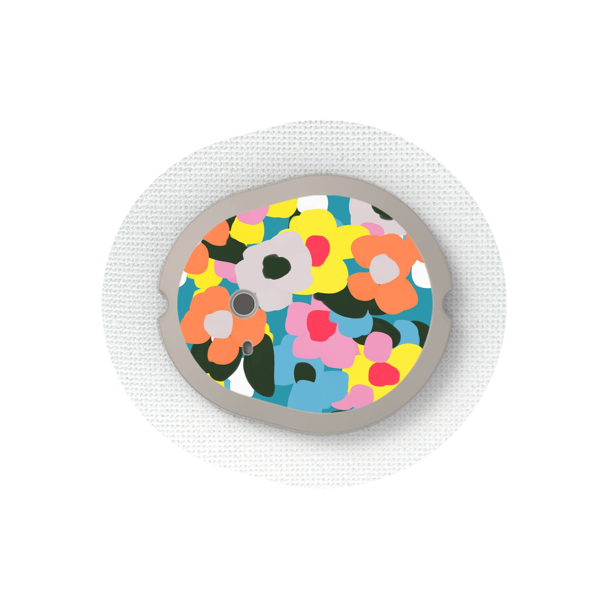 Vibrant Spring Dexcom G7 and Stelo Transmitter Sticker - Pump Peelz